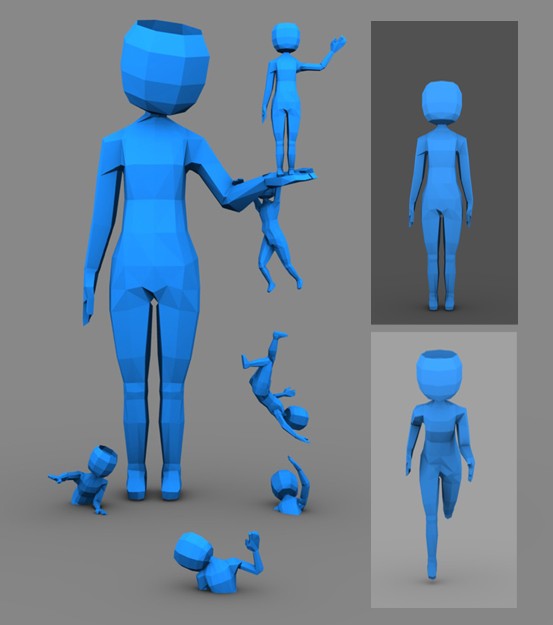 Characters Low Poly preview image 1
